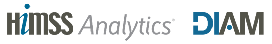 logotipo de diam de himss analytics