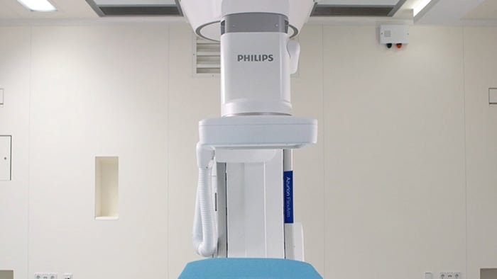 Azurion 7C20 de Philips con FlexArm en radiología intervencionista