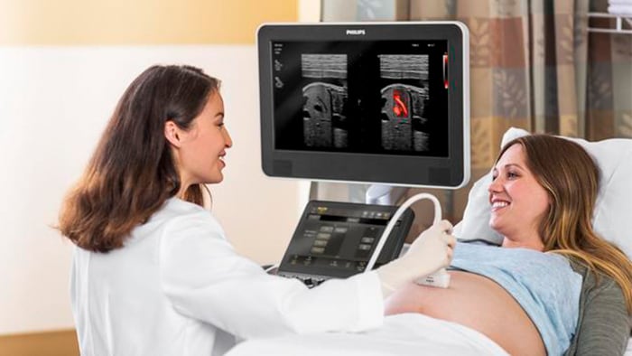 MicroFlow-Imaging para ultrasonidos de obstetricia