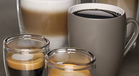 Variedad de bebidas de café de Philips