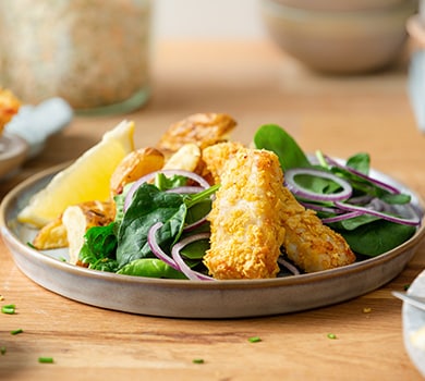 Palitos de pescado crujientes en la Airfryer