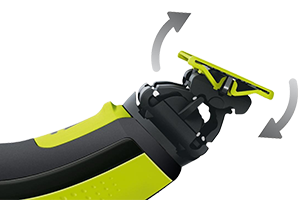 Tecnología exclusiva Philips OneBlade: cuchilla que sigue los contornos