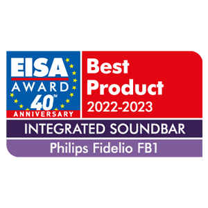 Premio EISA 2022 a la barra de sonido Philips Fidelio FB1