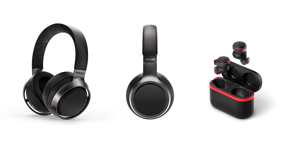 Gama de auriculares Philips con cancelación de ruido