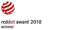 Logotipo de Ganador del premio Red Dot de 2018