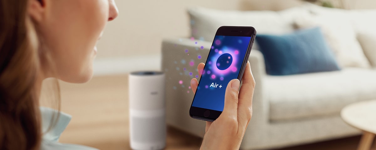 Aplicación Philips Air+, Tu solución inteligente para un aire limpio
