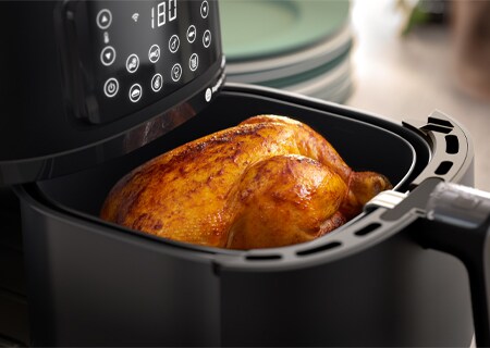 Philips Essential Airfryer XL 2.65lb/6.2L Capacidad Freidora digital con  tecnología Rapid Air, diseño de estrella de mar, cesta fácil de limpiar