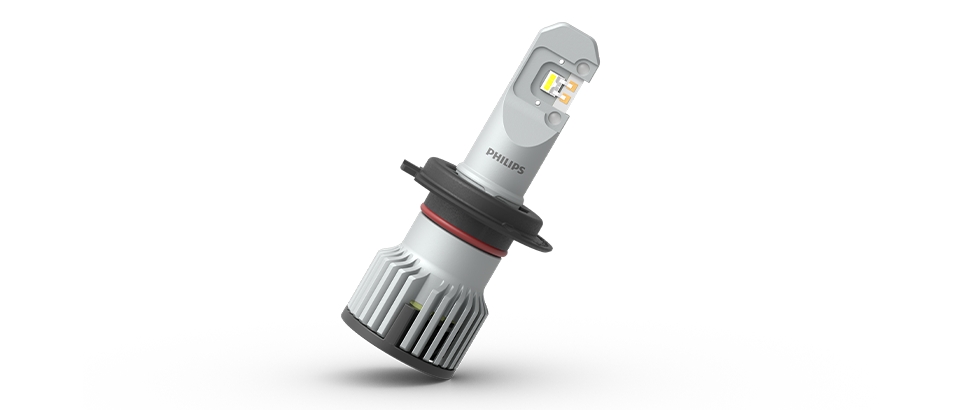 Bombillas Bi-LED Homologadas* H4 Pro6001 Ultinon Philips 11342U6001X2 5800K  +230%