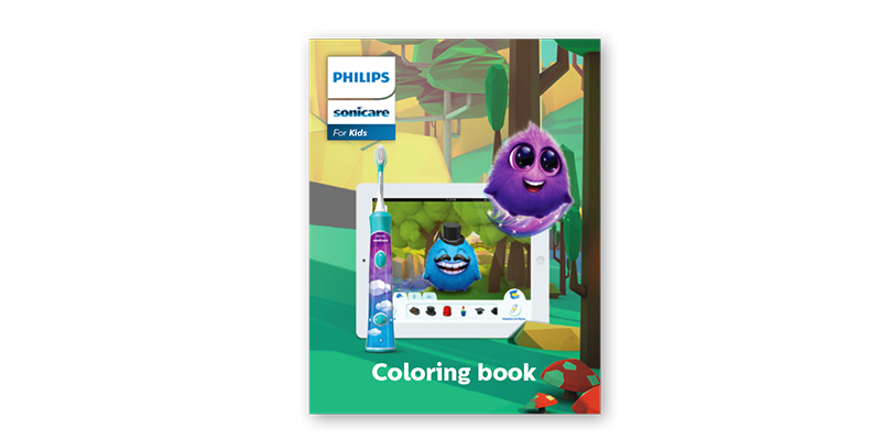 Cepillo dental eléctrico Philips Sonicare for Kids con accesorios dos