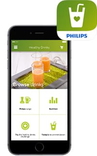 app de bebidas saludables