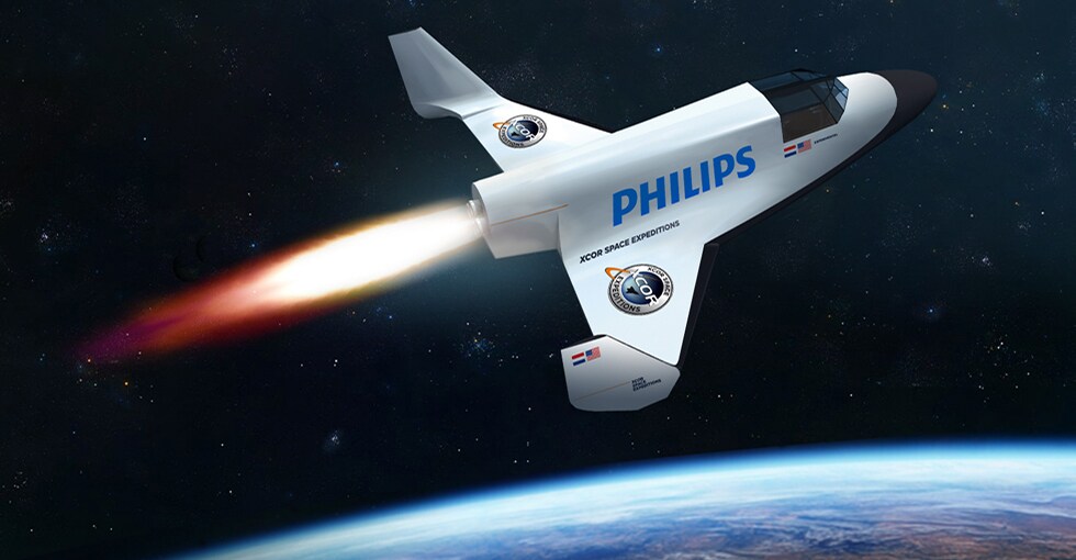 Philips y XCOR unen fuerzas para que puedas experimentar los viajes espaciales