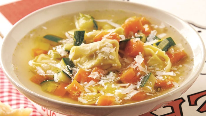 Sopa de verduras: recetas de estación