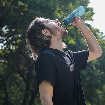 PHILIPS Water GoZero - Botella de agua activa sin BPA con filtro de agua de  río/lago/manantial para senderismo, campamento y fitness, filtro de agua