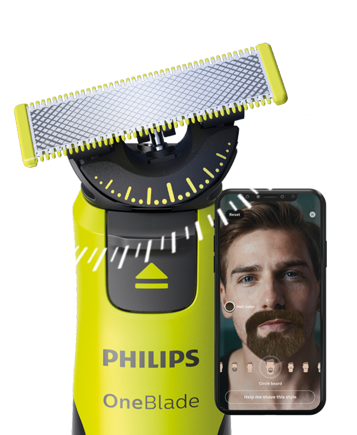 OneBlade 360 Conectada Recorta Perfila Y Afeita Philips OneBlade 360 Conectada Recorta Perfila Y Afeita Philips