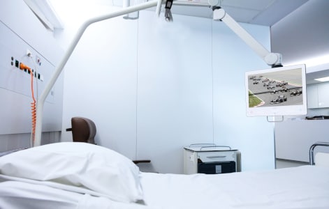 Televisores para hospitales de Philips para las salas de pacientes