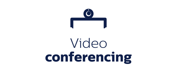 Video conferencing - display for commercial use