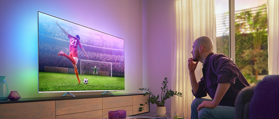 Televisor Philips Ambilight | El mejor televisor para fútbol y deportes