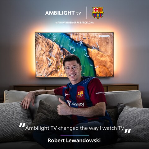 Jugador del FC Barcelona Lewandowski