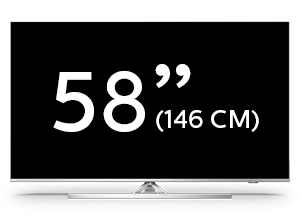 Android TV LED 4K UHD de 58 pulgadas de la serie Performance de Philips