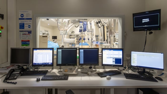 Sala de intervencionismo Vall d´Hebron -  