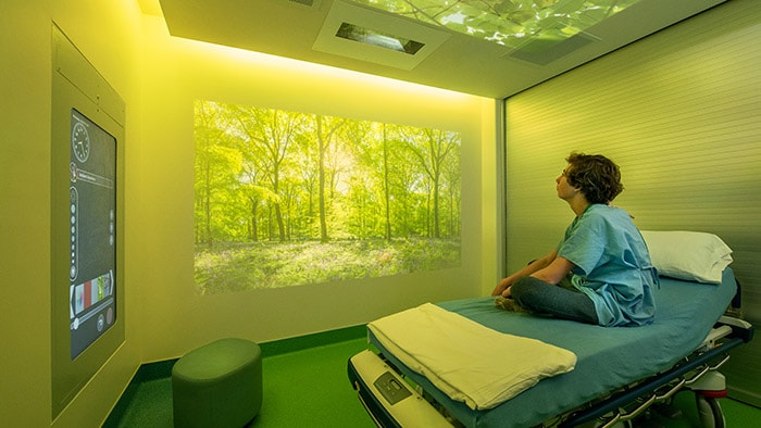 Philips Ambient Experience solution at Children's Medical Center Dallas helps calm young patients with behavioral health issues, winning multiple design awards