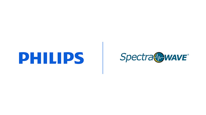 Philips and SpectraWAVE logos -  