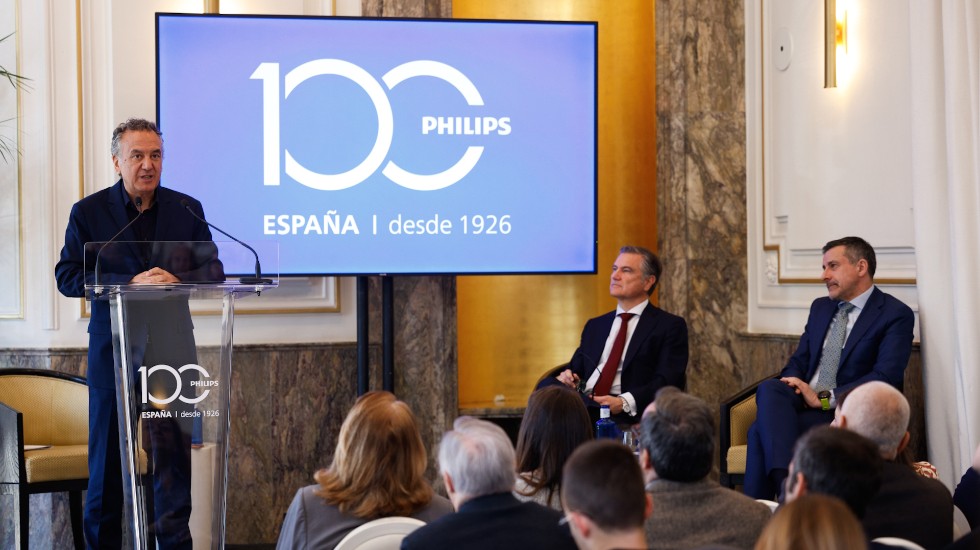 Philips centenary press conference in spain
