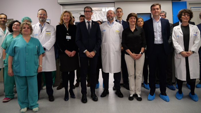 Autoridades inauguración Sala Hemodinámica - Hospital San Pedro -  